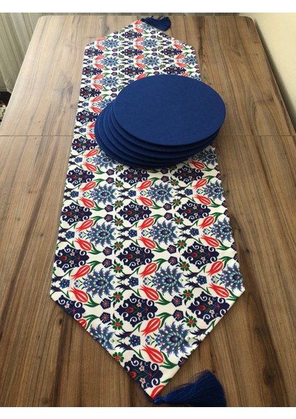 Çini Desenli Runner & Supla