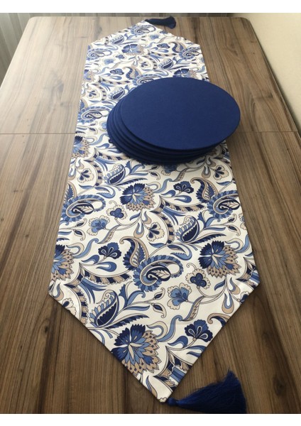 Şal Desenli Runner & Supla