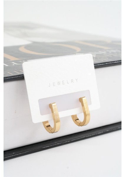 Kadın 316 L Paslanmaz Çelik 1.5 cm Geometrik Küpe