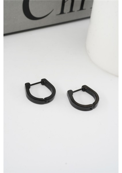 Kadın 316 L Paslanmaz Çelik 1.8 cm Oval Model Küpe fiyatları
