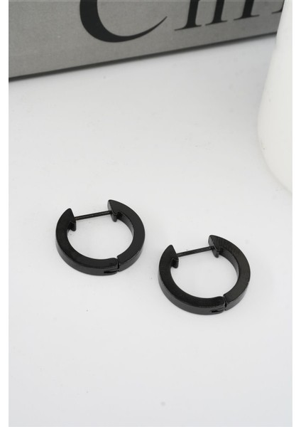 Kadın 316 L Paslanmaz Çelik 2 cm Oval Model Küpe modelleri