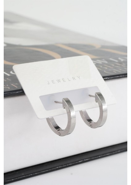 Kadın 316 L Paslanmaz Çelik 2 cm Oval Model Küpe fiyatları