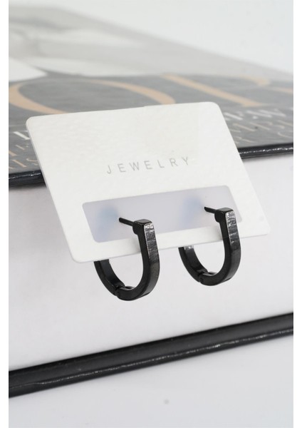 Kadın 316 L Paslanmaz Çelik 2 cm Geometrik Model Küpe