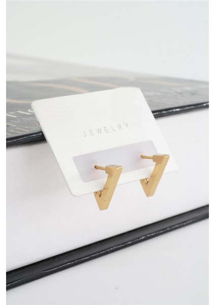 Unisex 316 L Paslanmaz Çelik 1.5 cm Üçgen Model Küpe fiyatları