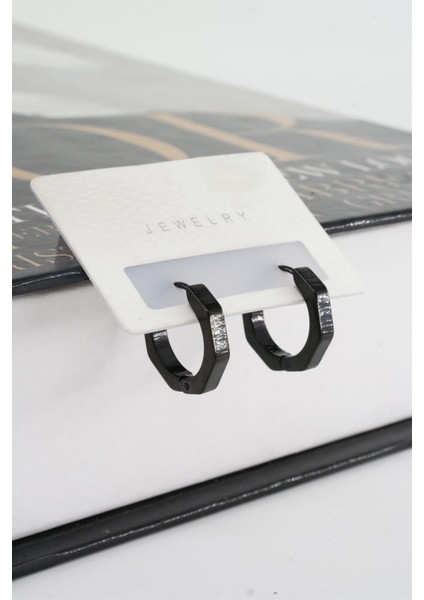 Kadın 316 L Paslanmaz Çelik 1.8 cm Beşgen Model Küpe fiyatları