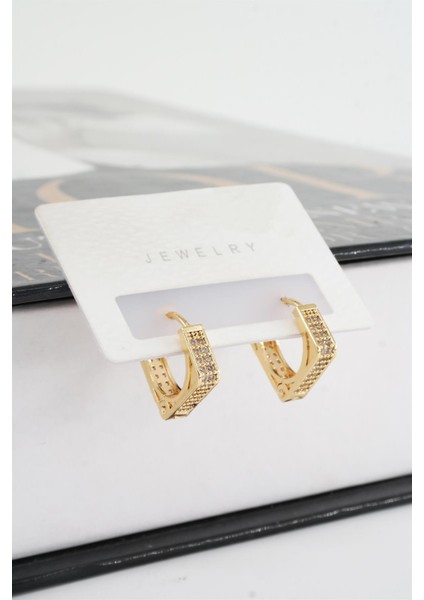 Kadın Vip Seri Zirkon Taşlı 1.6 cm Kare Model Küpe fiyatları