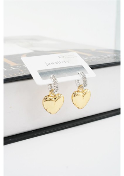 Kadın Vip Seri Kalp Figürlü Balon Küpe Seti fiyatları