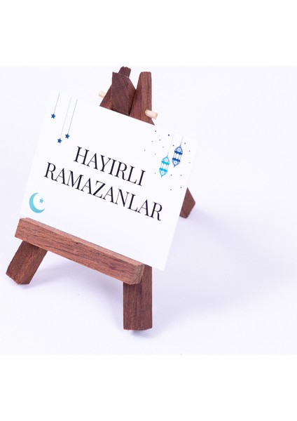 Tebrik kartı, Hayırlı Ramazanlar, 6,5 x 8,5 cm 10 adet