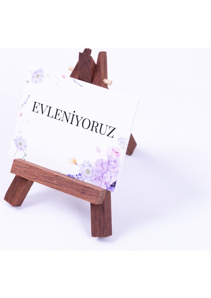 Tebrik kartı, Evleniyoruz, 6,5 x 8,5 cm 10 adet