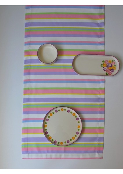 Spring Süet Çizgili Runner 40X140CM fiyatları