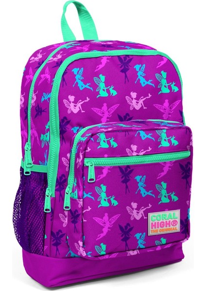 Kids Koyu Pembe Su Yeşili Peri Desenli 2'li Okul Çanta Seti SET0223109 fiyatları