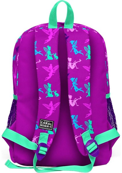 Kids Koyu Pembe Su Yeşili Peri Desenli 2'li Okul Çanta Seti SET0223109 indirimleri