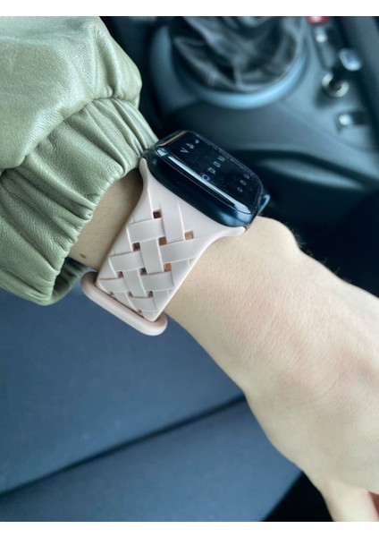 Apple Watch (Seri 10 42mm ) 9 8 7 6 5 4 3 2 Se Uyumlu (38/4041)MM Yeni Desen Silikon Kordon fırsatları