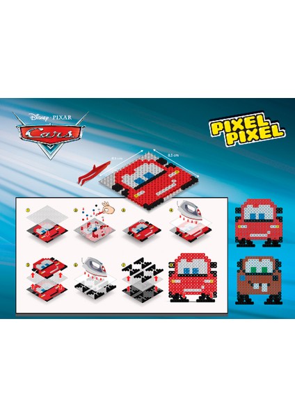 Disney Cars Boncuk Aktivite Seti 2in1-Pixel Pixel B216-02