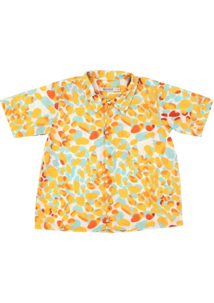 Unisex Renk Bloklu Yazlık Gömlek fiyatları
