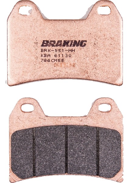 Ducati Monster 620/696/796/900/1000 Ön Fren Balatası Sinterli 784CM55