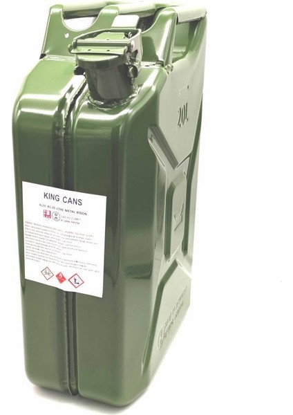 Can Metal Yakıt Bidonu 20 Litre