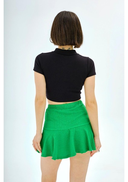 Yaka Detaylı Fermuarlı Bluz modelleri