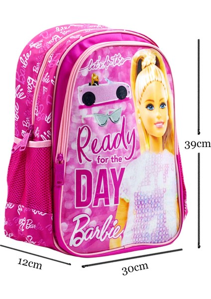 Barbie Lisanslı Ilkokul Çantası 2 Bölmeli ve Beslenme Çantası fiyatları