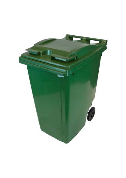 Yeşil Plastik Çöp Konteyneri 360 lt