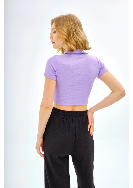 Yaka Detaylı Fermuarlı Bluz modelleri