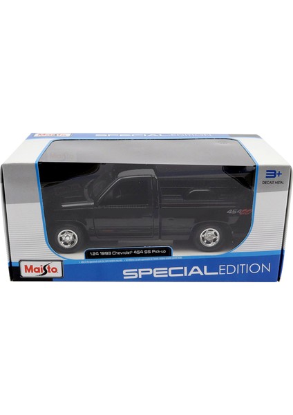 1993 Chevrolet 454 Ss Pick-Up Model Araba 1/24 - Siyah