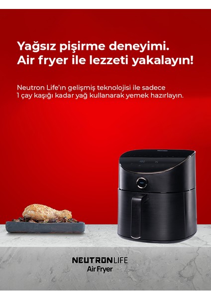 Smart Air Fryer Akıllı Fritöz 5.5 L