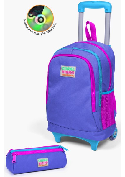 Kids Lavanta Çekçekli 2'li Çanta Seti SET0223903