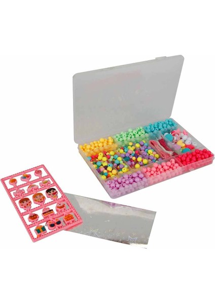 Pretty Pinky Renkli Boncuklar Seti