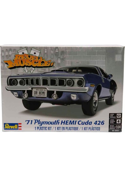 Maket Model Kit 71 Plymouth 12943