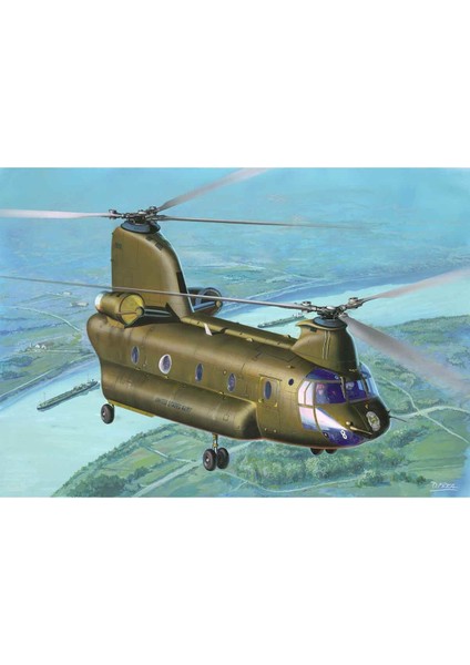 Model Set Uçak CH-47D Chinook 63825