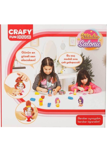 Sunman Crafy Yıldızlar Salonu Oyun Hamur Seti 200 gr. 11 Parça S01002014