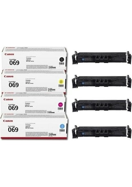 CRG-067 Orjinal 4 Renk Toner Seti - Kutusuz LBP631 / MF651CDW / MF655CDW/MF657CDW