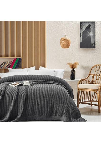 CAP2101 Örgü Battaniye Füme