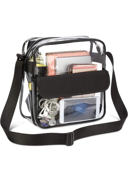 Pvc Clear Tag Tote Ayarlanabilir Kayış Spor Etkinlikleri Için Şeffaf Çanta Seyahat (Yurt Dışından) indirimleri