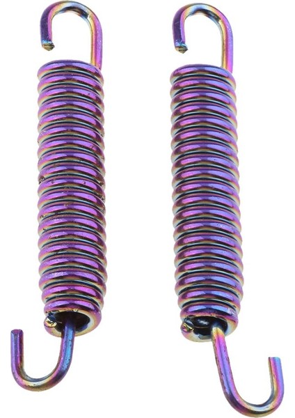 2pcs 65mm Motosiklet Paslanmaz Çelik Egzoz Borusu Yay Kancası (Yurt Dışından)