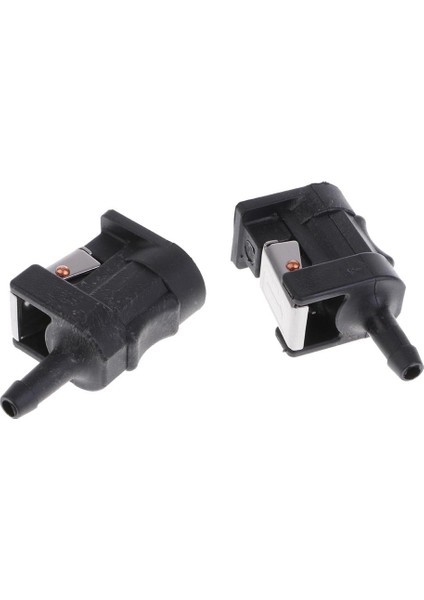 Dışişli Motor Motoru Için 2 Tank Konnektörü 6mm Hortum Siyah (Yurt Dışından)