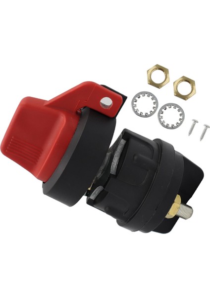 300a 12v Bağlantı Kesme Anahtarı 75920 Rv Atv Utv Için Siyah/Kırmızı, Yüksek Amper (Yurt Dışından)