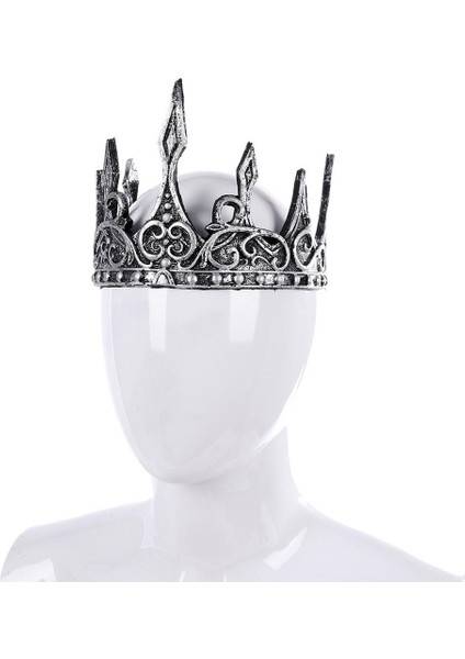 Erkekler Için Kral Taç Barok Topper Tiaras Parti Festivali Düğün Doğum Günü Antik (Yurt Dışından) fiyatları