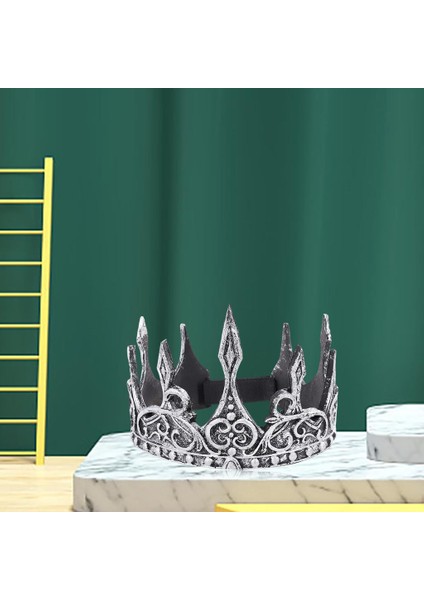 Erkekler Için Kral Taç Barok Topper Tiaras Parti Festivali Düğün Doğum Günü Antik (Yurt Dışından) fırsatları