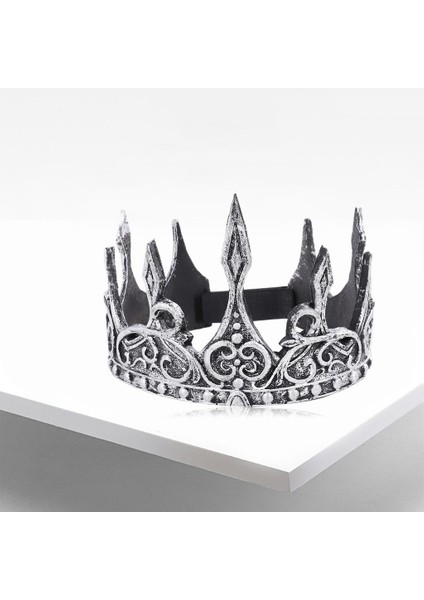 Erkekler Için Kral Taç Barok Topper Tiaras Parti Festivali Düğün Doğum Günü Antik (Yurt Dışından) indirimleri