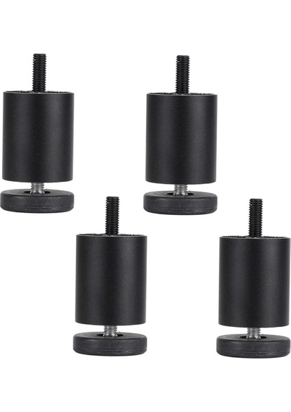 4pcs Yedek Mobilya Kanepe Bacakları Sehpa Uç Büfe Büfeleri Dolap Yatak Cm Siyah 8cm (Yurt Dışından)