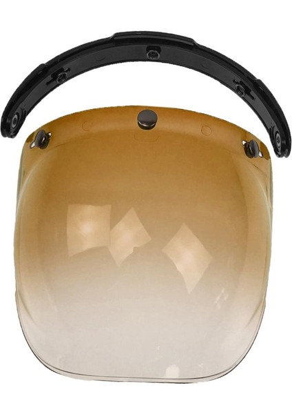 3-Snap Balonı Visor Ön Cam Lens Açık Için Evrensel Aksesuarlar (Yurt Dışından)