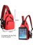 Su Geçirmez Büyük Kapasiteli Tote Messenger Çanta Çok Amaçlı Kırmızı (Yurt Dışından) 2