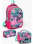 Kids Neon Mercan Su Yeşili Flamingo Desenli 3’lü Okul Çanta Seti SET0114377 1