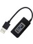 Dc 3-7V USB Voltmetre Ampermetre Voltaj Amper Güç Ölçer Multimetre - Mikro USB Girişli Kablolu 1