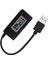 Dc 3-7V USB Voltmetre Ampermetre Voltaj Amper Güç Ölçer Multimetre - Mikro USB Girişli Kablolu 4
