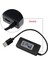 Dc 3-7V USB Voltmetre Ampermetre Voltaj Amper Güç Ölçer Multimetre - Mikro USB Girişli Kablolu 5