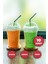 Plastik Milkshake Bardağı + Kapak + Pipet 16 Oz (470 Cc) - 10 Adet 1