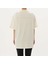 Derneği Hayat Dokunmayla Başlar / Krem Oversize Unisex T-shirt 3